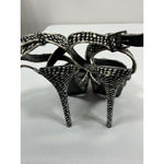 Jessica Simpson Womans  Blairee Strappy Platform Sandals 6 B Polka Dot Stiletto Photo 4