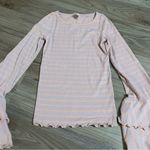Free People We The Free Good Find Fluted Bell Sleeved Top; Size XS Photo 2