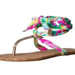 Lilly Pulitzer Harbor Sandals Shady Lady 28737 Size 7.5 Photo 0