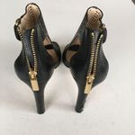 Louise et Cie - 'Olivia 2' Pump Black Leather Cutout Heels Perforated Size… Photo 5