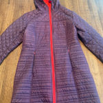 Title Nine  Kismet Car Coat Lightweight Purple Winter Coat - Size M Photo 0