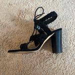 BCBGeneration  Black Lace-Up Heels Photo 1