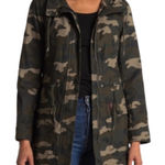 Levi's Green Camouflage Hooded Parka Jacket Photo 0