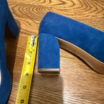 1. State  Blue Suede Heels Classic Pointed Toe size 9.5 Photo 7