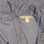 Francescas Miami dress size large Open Cold Shoulder Cecile Oxford Blue Lace Photo 8