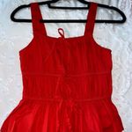 Sim & Sam Red Sleeveless Tank Top Photo 0