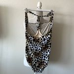 MiracleSuit Cheetah Halter Square Neck Ruched Slimming One-Piece Swimsuit 12 Photo 4