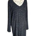 Lilla P Dress Womens Size Large Shift Stretch Long Sleeve Jersey Knit V Neckline Photo 1