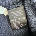 St. John Knits Classic Santana Knit Jacket Blazer Navy Light Blue Trim Size L Photo 4