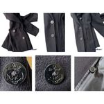 Jones New York Vintage 80's Peacoat Medium? JNY 100% Wool Navy Nautical … Photo 4