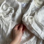 Victoria Beckham Jacket Womens 4 Cream Slim Blazer Career Linen Blend Photo 9