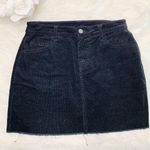 Forever 21 Black Velvet Mini Skirt Photo 1