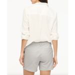 J.Crew 5" Classic Chino Short Preppy Coastal Vacation Oyster Grey US 8 NWT Photo 1