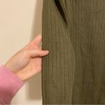 VICI Olive Green Knit Sweater Midi Dress size Small Photo 3
