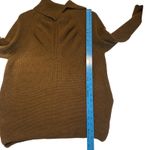 Les Copains Brown Turtleneck Sweater Wool Italy Classic Heavy Old Money Sz 48(L) Size L Photo 10