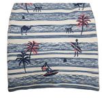 BCBG Maxazria Womens Stretch Bandage Pencil Bodycon Skirt‎ M Surfer Palm Mini Photo 2