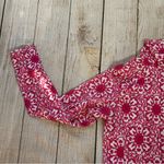 Vineyard Vines ‎ Performance Sz Large Pink White Medallion Quarter Zip Pullover Photo 1