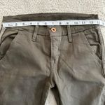 NSF The Wallace Olive Green Skinny Jeans with Side Sparkle Stripe sz 24 Photo 5