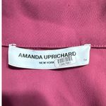 Amanda Uprichard Leonard Mini Dress Women's Plus 1X Pink Short Sleeve V-Neck RTR Photo 6
