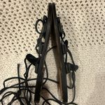 Johnny Was  Womens size 7 Black Lace-Up Sandals Photo 3