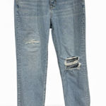 Madewell  Light Wash Distressed Mom Jeans- Size 26 Photo 0