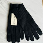AMICALE Cashmere Touch Screen Tech Knit Gloves, Luxurious, 100%, Black, NWT Black Photo 2