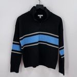BP Black and Blue Stripe Pullover Sweater Size Small NWOT Photo 0