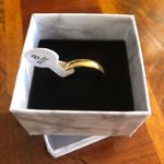 Ladies 18kt solid yellow gold 4mm classic dome wedding band NWT 8 Photo 4