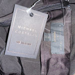 Michael Costello  Black Flare Pants XS Satin Trouser Designer Revolve $188 NEW Photo 6