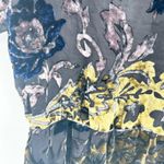 Hale Bob  Womens‎ Floral Velvet Burnout Dark Cottagecore Silk Blend Tunic Top S Photo 3