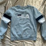 FILA Blue  Crewneck Sweat Shirt Photo 0