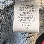 Christopher & Banks  Embroidered Sweater Vest‎ Photo 6