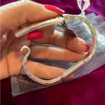NWT Hammered Metal Hinge Bangle Bracelet Photo 3