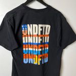 Vintage Y2K UNDFTD Undefeated T Shirt Black Large L American Flag Graphic Tee Photo 5