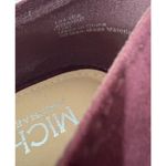 Michael by Michael Shannon Burgundy Faux Suede Adaire Flats Size 7.5M Red Photo 5