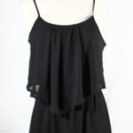 Xhilaration Black Chiffon Like Maxi Dress Adjustable AHS Coven Misty Stevie Nicks Style Photo 1