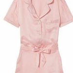 PINK - Victoria's Secret Victoria Secret light pink silk romper size S Photo 0