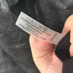 Commando ‎ Black Faux Leather Spaghetti Strap Slip Dress Size Medium Photo 4