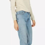 Everlane Italian Leather Modern Oxford Shoes Beige Size 7 VGUC Photo 0