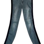 frame denim Frame Skinny Black Velvet Stripe Jeans 26 Photo 0
