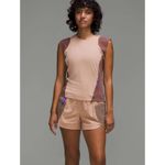 Lululemon  Shirt Womens 6 Pink‎ Clay Colorblock Sleeveless Tank Top Hiking W1DSGS Photo 3