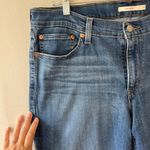 Levi's Sz 33 Boyfriend Jeans Denim Pants Mid Rise Relaxed Fit Stretch Tapered Leg Photo 2