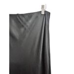 Jenni Kayne  Women's Sawyer slip Black skirt‎ Large Midi satin Minimalist $298 Photo 2