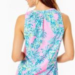 Lilly Pulitzer Essie Pineapple Printed Tunic Top Photo 1