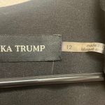 Ivanka Trump  Black V Neck Dress with Gold Grommet Detailing SZ 12 Photo 4