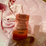 Juicy Couture NWT baby pink velvet lounge wear/PJS with jc logo all over M Photo 11