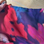 Lulus Uncommon Aesthetic Black Floral Strapless Bodycon Midi Dress Red Size M Photo 4