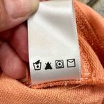 Tru Luxe Jeans Peach Long Sleeve Embroidered Top XL Orange Photo 11