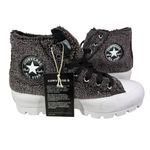 Converse Chuck Taylor All Star Lugged Winter High Top Furry Knit Sneakers 7 Photo 6