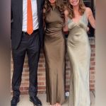 Reformation  Anaiis Silk Dress Morel Brown 8 Photo 4